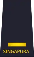 Second lieutenant (Republic of Singapore Air Force)[44]