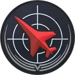 Current emblem of 117 Squadron "First Jet"