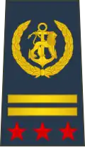 Capitaine de vaisseau (Congolese Navy)[49]