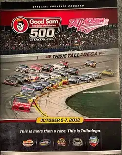 2012 Good Sam Roadside Assistance 500 program cover