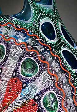 Murrine work by artist David Patchen