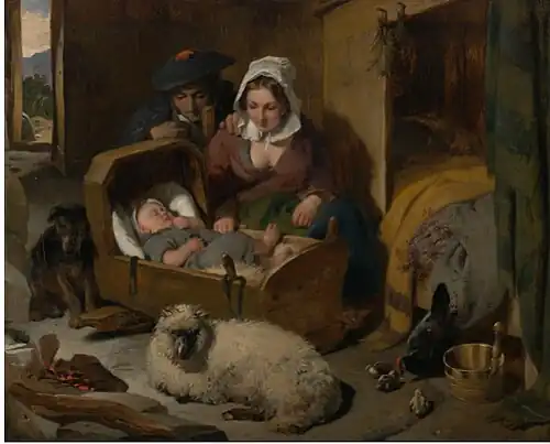A Highland Shepherd's Home, 1836