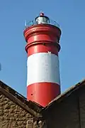 Closeup of the lighthouse
