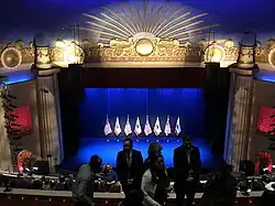 The Alex Theatre proscenium.