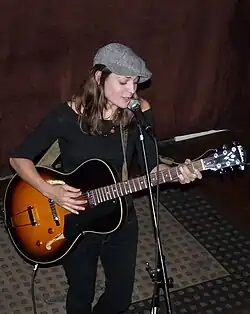 Rubarth performing in 2022