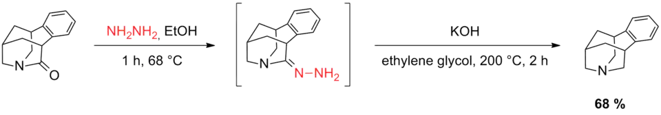 Scheme 19. Reduction of a twisted amide