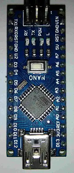 Arduino Nano[49] (DIP-30 footprint)
