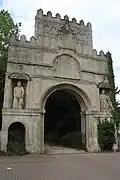 The former entrance gate to Arnos Court