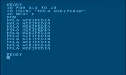 Atari BASIC input screen
