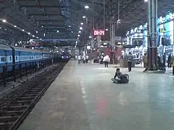 An inside view of Mumbai Central Station