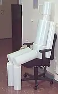 BOMAB phantom sitting