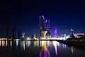 Bahrain Financial Harbour at night