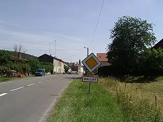 Entrance to Ballay