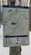 Beatton Provincial Park ski trail map