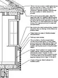 Bay window section drawing