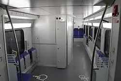 Multifunctional area, lower deck