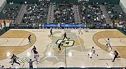 Cal Poly's men's basketball team faces CSUN in Mott Athletics Center on Dec. 7, 2024.