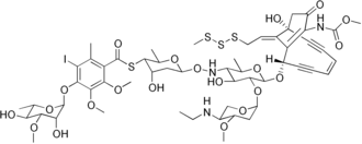 Structural formula of Calicheamicin γ1