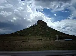 Castle Rock as seen from I-25