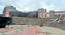 During redevelopment, July 2016