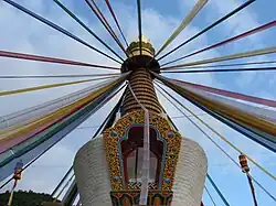 Close view of Chorten