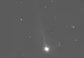 A MESSENGER image of Comet Encke at its closest approach to Mercury, 17/11/2013[33] (NASA/JHUAPL/Carnegie Institution of Washington)