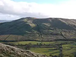 Watermillock Common seen from the north, across the valley of Aira Beck