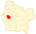 Location of the Cholchol commune in the Araucanía Region