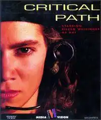 The game's title appears in the upper right corner of the cover, which features a close up of the left half of a woman's face. She's wearing a black beret and a headset with camera next to her eye.
