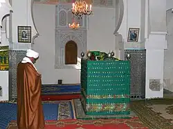 Interior of the mausoleum of Ibn al-Arabi
