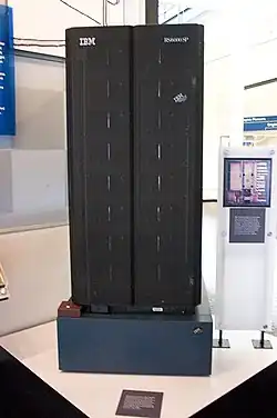 Image 16Deep Blue was a chess-playing expert system run on a unique purpose-built IBM supercomputer. It was the first computer to win a game, and the first to win a match, against a reigning world champion under regular time controls. Photo taken at the Computer History Museum.