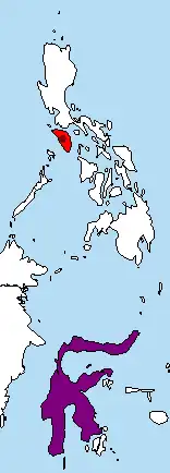 Map of range