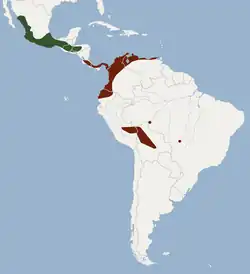Map of range