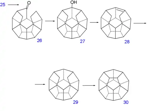Dodecahedrane synthesis part VI