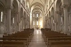 Nave of the abbey church