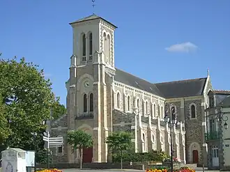 The church of Sixt-sur-Aff