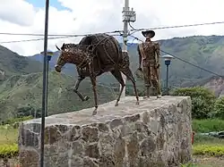 Monument honouring the coffee farmers