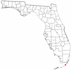 Location of Islamorada, Florida