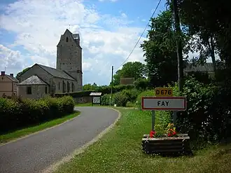 The road into Fay