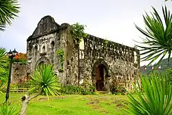 Exterior of the chapel within the Fort of Santa Isabel