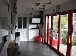 Inside front entrance