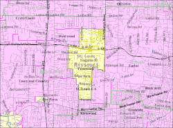 U.S. Census reference map.