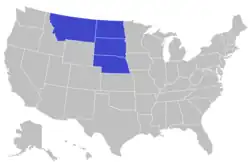 Location of teams in {{{title}}}