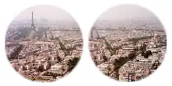 Paris as seen with full visual fields