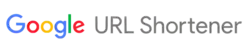 The Google URL Shortener full wordmark logo