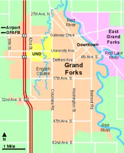 Chester Fritz Library is located in Grand Forks, North Dakota
