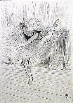 Miss Ida Heath, 1894, crayon and brush lithograph with scraper[58]