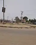 A roundabout in central Hadejia, past Gate Western