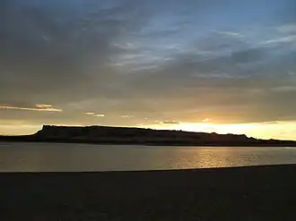 Landscape at sunrise