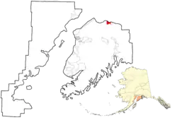 Location in Kenai Peninsula Borough, Alaska